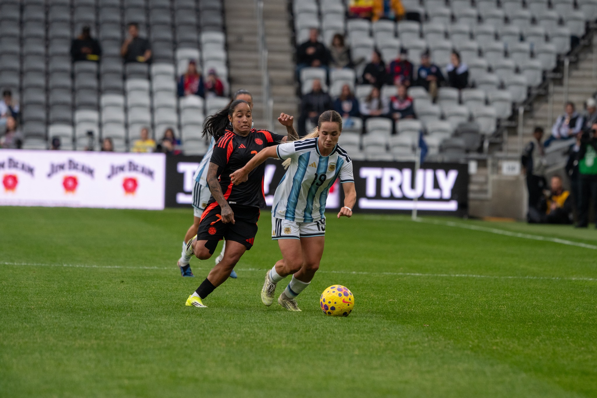 She Believes Cup 2026: Argentina cayó ante Colombia en su segundo partido